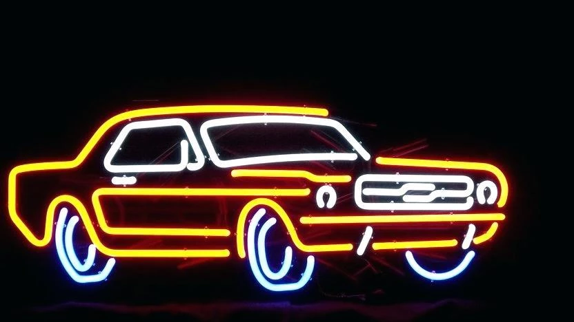 66 Mustang Neon Sign
